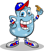 Coach Molar the plaquster, a Leap dental brand character
